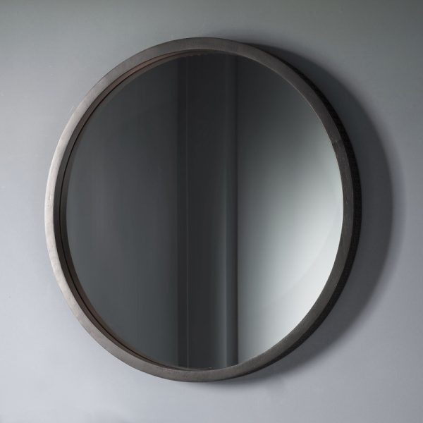 Manhattan Contemporary Charcoal Mirror – Modern Rectangular Design