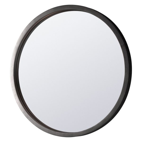 Manhattan Contemporary Charcoal Mirror – Modern Rectangular Design - Image 2